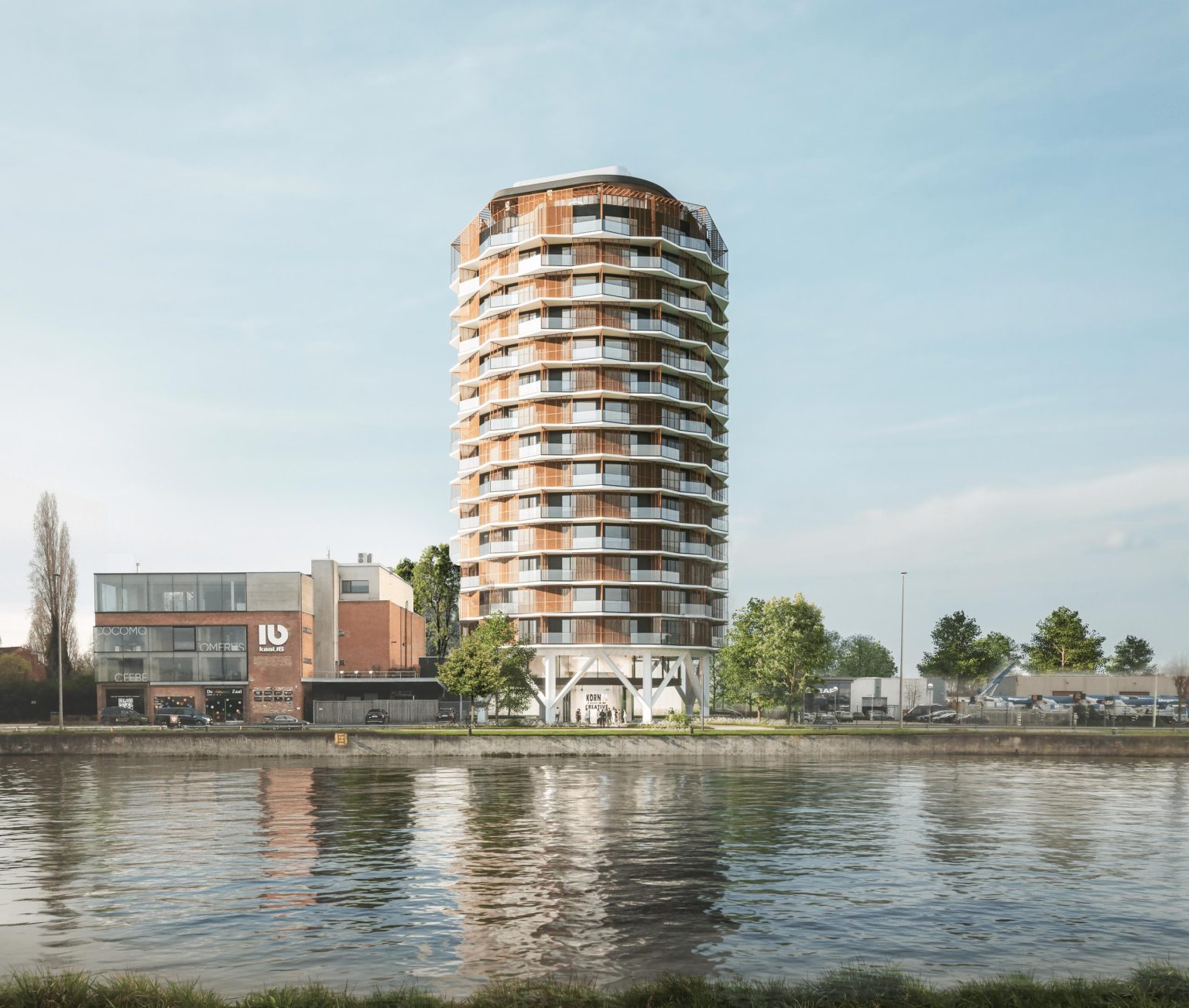 Architectenbureau presenteert trends in mixed-use gebouwen met flexibele en duurzame ontwerpen voor Hasselt